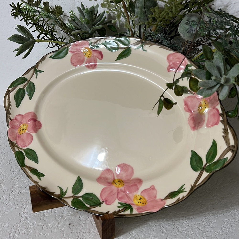 Franciscan Desert Rose 14” Oval Serving Platter Pre-Owned - Picture 2 of 6
